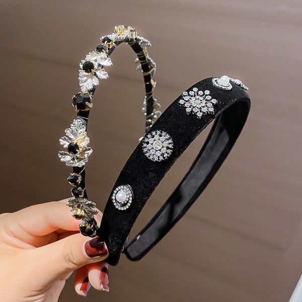 hair clips & barrettes korean retro bling rhinestone snowflake headband for women lady black velvet imitation pearl wide brimmed band access, Golden;silver
hair clips & barrettes korean retro bling rhinestone snowflake headband for women lady black velvet imitation pearl wide brimmed band access, Golden;silver