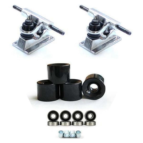 -diy 3.25inch black skateboard trucks with 60x45mm pu led wheels bridge and abec-9 bearings skateboarding
-diy 3.25inch black skateboard trucks with 60x45mm pu led wheels bridge and abec-9 bearings skateboarding