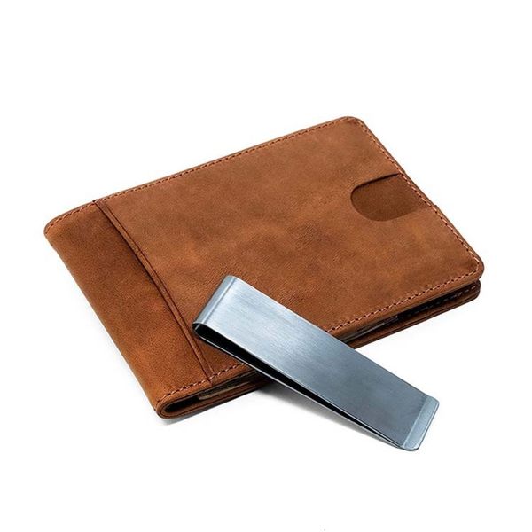the wallet leather men's wallet oil wax magnetic rfid multi card american money clip, Black
the wallet leather men's wallet oil wax magnetic rfid multi card american money clip, Black