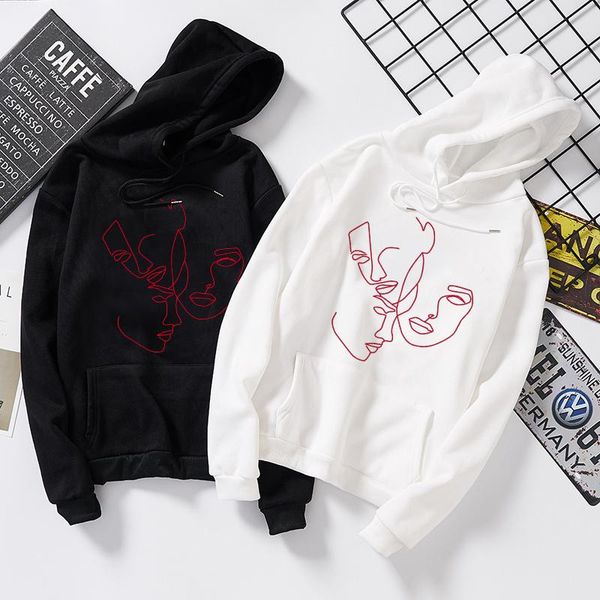 women's hoodies & sweatshirts winter punk female abstract art print casual loose fun fashion big size velvet long sleeve harajuku ins h, Black
women's hoodies & sweatshirts winter punk female abstract art print casual loose fun fashion big size velvet long sleeve harajuku ins h, Black