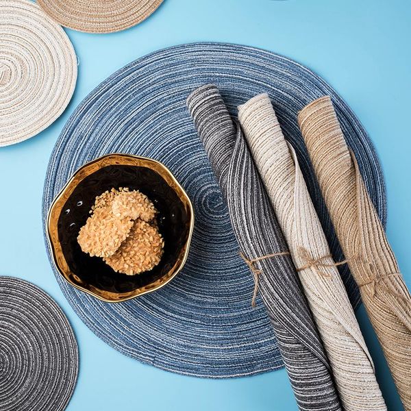 table runner 2pcs ramie round dining mat woven placemat pad heat resistant bowls coffee cups kitchen bar tableware
table runner 2pcs ramie round dining mat woven placemat pad heat resistant bowls coffee cups kitchen bar tableware