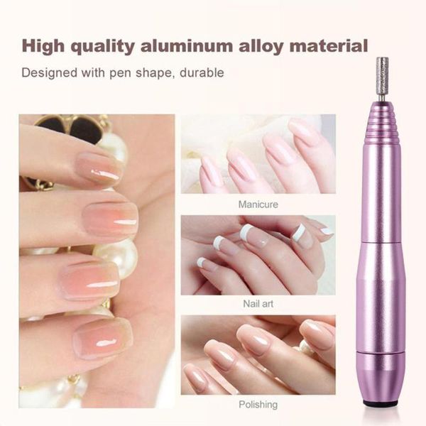 nail art equipment portable electric drill pen file polisher device grinding pedicure tools burnishi l1e6, Silver
nail art equipment portable electric drill pen file polisher device grinding pedicure tools burnishi l1e6, Silver