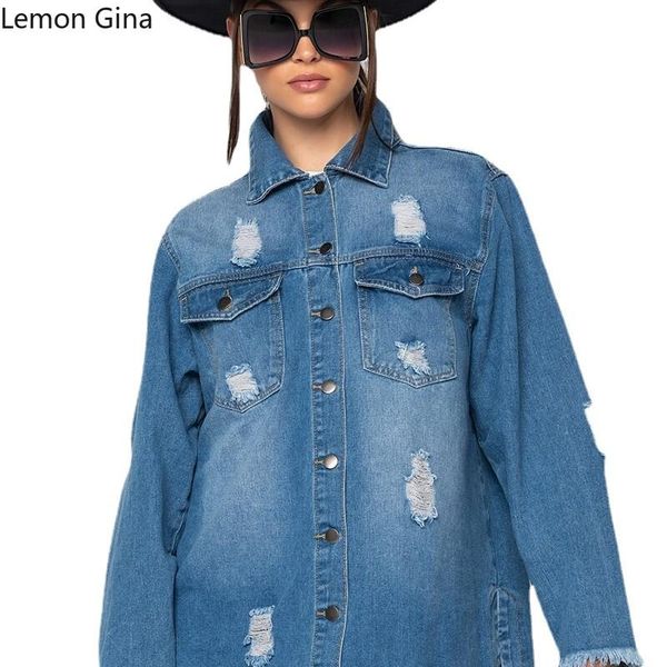 women's jackets lemon gina summer 2021 the fashion ripped middle length denim jacket lady, Black;brown
women's jackets lemon gina summer 2021 the fashion ripped middle length denim jacket lady, Black;brown