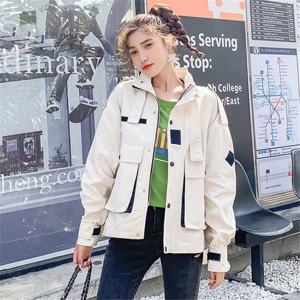 women's jackets 2021 winter ladies coat warm women overcoat casual fashion button pocket loose female outerwear, Black;brown
women's jackets 2021 winter ladies coat warm women overcoat casual fashion button pocket loose female outerwear, Black;brown