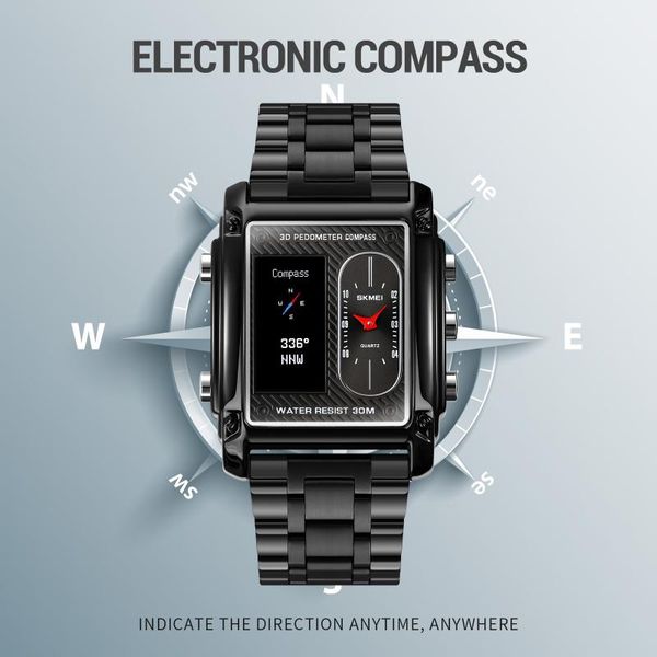 wristwatches skmei sports watch for men compass electronic watches waterproof quartz outdoor mountaineering oled calorie clock, Slivery;brown
wristwatches skmei sports watch for men compass electronic watches waterproof quartz outdoor mountaineering oled calorie clock, Slivery;brown