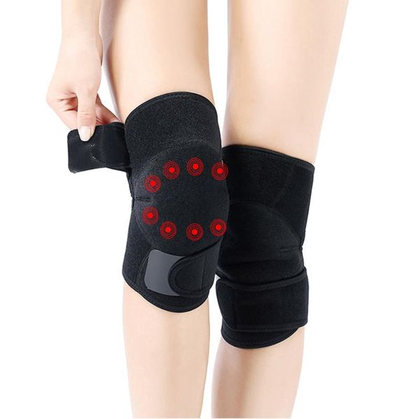 elbow & knee pads 2pcs self-heating lodestone kneepad warm sports protective gear fitness running pad, Black;gray
elbow & knee pads 2pcs self-heating lodestone kneepad warm sports protective gear fitness running pad, Black;gray