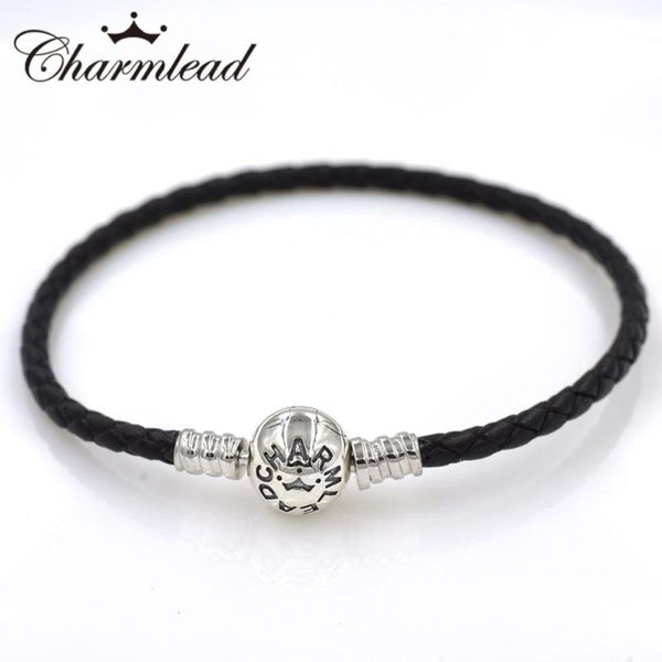 charm bracelets charmlead weave black real leather bracelet 925 sterling silver lock clasp beads fits original charms fashion jewelry, Golden;silver
charm bracelets charmlead weave black real leather bracelet 925 sterling silver lock clasp beads fits original charms fashion jewelry, Golden;silver