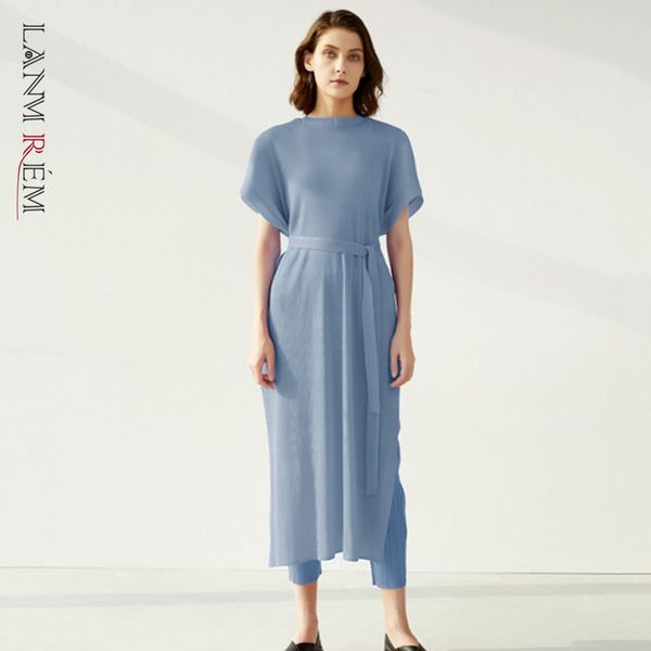 pleated summer dresses for women slim short sleeve casual temperament women's with belt ar350 210507, Black;gray
pleated summer dresses for women slim short sleeve casual temperament women's with belt ar350 210507, Black;gray