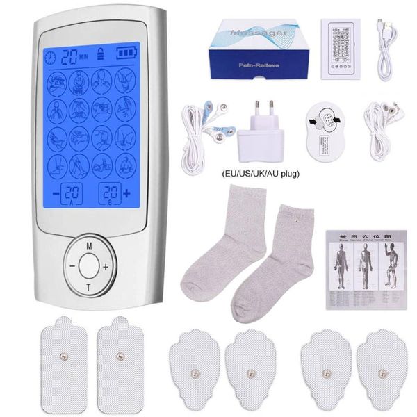electric massagers 16-mode tens unit rechargeable body massager muscle stimulator electronic pulse ems machine massage sock physiotherapy
electric massagers 16-mode tens unit rechargeable body massager muscle stimulator electronic pulse ems machine massage sock physiotherapy