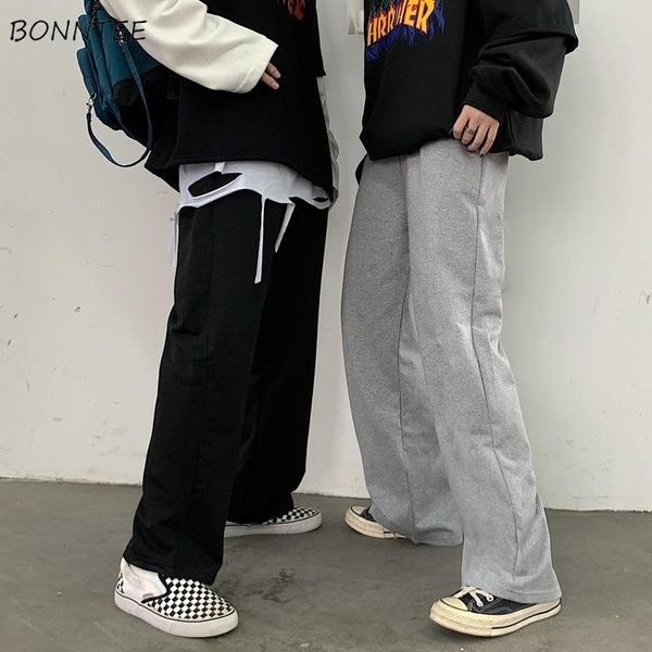 men casual pants solid loose straight all-match simple trousers male daily korean style ins chic basic classic streetwear trendy men's, Black
men casual pants solid loose straight all-match simple trousers male daily korean style ins chic basic classic streetwear trendy men's, Black