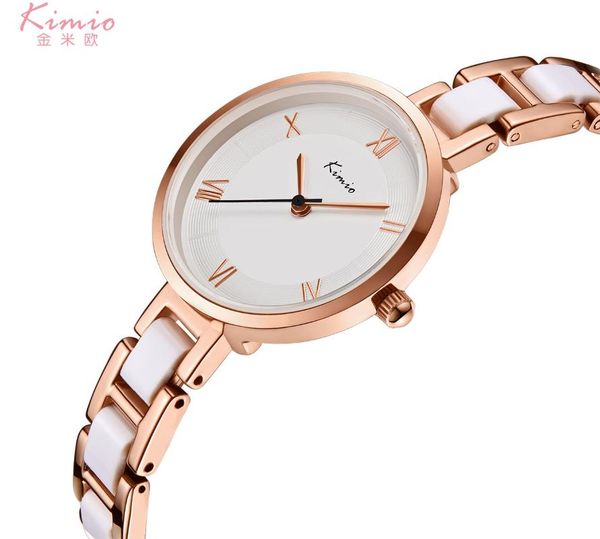 wristwatches kimio colorful quartz diamond watch alloy rose gold bracelet women dress woman watches women's k6263s, Slivery;brown
wristwatches kimio colorful quartz diamond watch alloy rose gold bracelet women dress woman watches women's k6263s, Slivery;brown