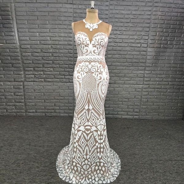party dresses 2021 jewel sleeveless mermaid sequined evening dress long gowns, White;black
party dresses 2021 jewel sleeveless mermaid sequined evening dress long gowns, White;black
