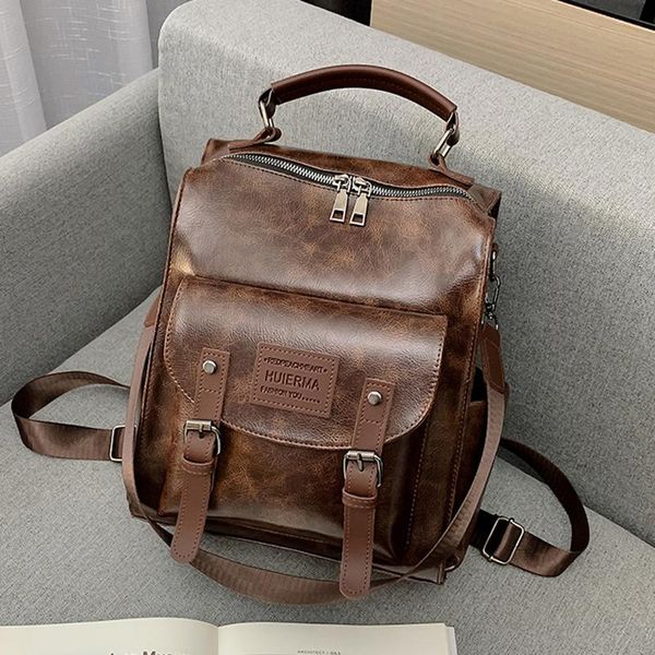 backpack women pu leather fashion rucksack brand designer shoulder bag large capacity travel school bags mochila mujer
backpack women pu leather fashion rucksack brand designer shoulder bag large capacity travel school bags mochila mujer