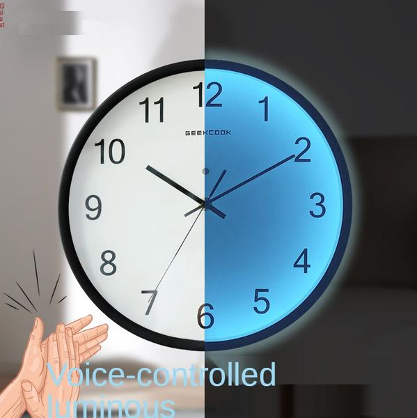 wall clocks 12 inch bedroom luminous clock glow in the dark modern decor metal digital with sound control led night light
wall clocks 12 inch bedroom luminous clock glow in the dark modern decor metal digital with sound control led night light