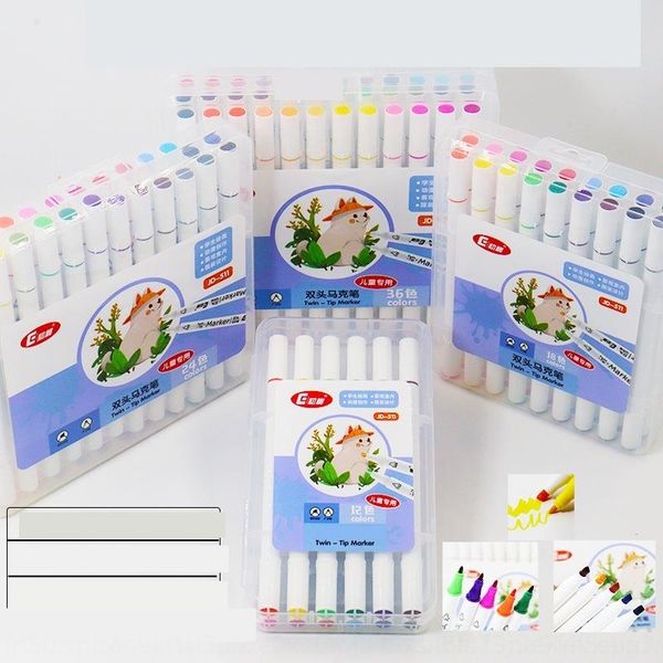 Ki0d student drawing student drawing set children's doubl set children's double head marker painting pens kindergarten gift marker colored, Black;red
Ki0d student drawing student drawing set children's doubl set children's double head marker painting pens kindergarten gift marker colored, Black;red