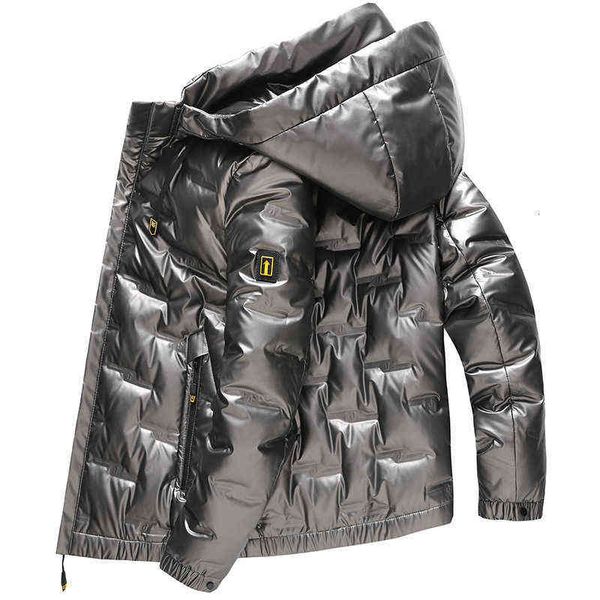bright face down et men's short winter detachable hooded fashion trend warm thick coat, Black
bright face down et men's short winter detachable hooded fashion trend warm thick coat, Black