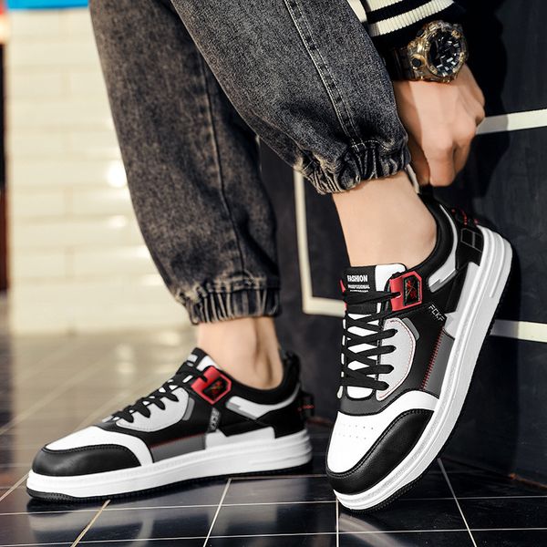 men's 2022 new spring youth trend fashion versatile board student leisure sports trendy men's shoes, Black
men's 2022 new spring youth trend fashion versatile board student leisure sports trendy men's shoes, Black