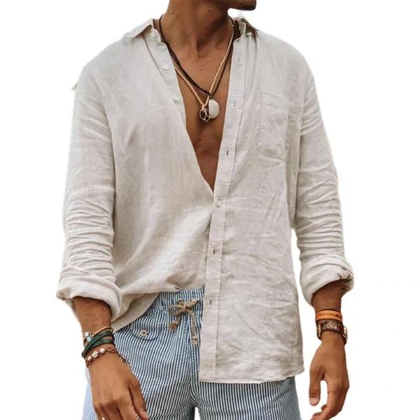 men's casual shirts summer fashion men shirt long sleeve single breasted loose solid color handsome shirt chemise homme, White;black
men's casual shirts summer fashion men shirt long sleeve single breasted loose solid color handsome shirt chemise homme, White;black