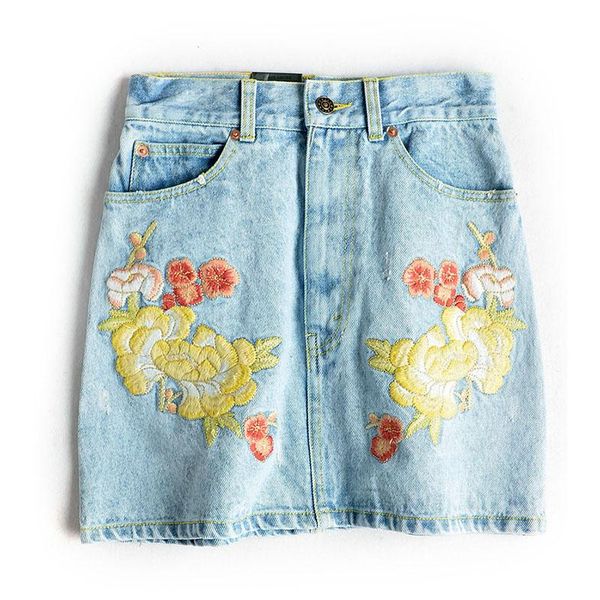 skirts exquisite heavy industry three dimensional embroidery flower pattern ornament body wash white jeans half, Black
skirts exquisite heavy industry three dimensional embroidery flower pattern ornament body wash white jeans half, Black