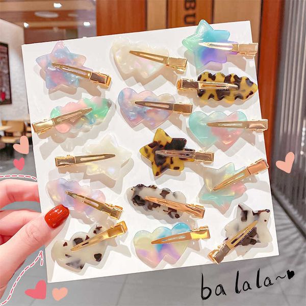 traceless makeup hairdressing duck beak clip acetic acid leopard print one word banger texture broken hairpin girl, Slivery;white
traceless makeup hairdressing duck beak clip acetic acid leopard print one word banger texture broken hairpin girl, Slivery;white