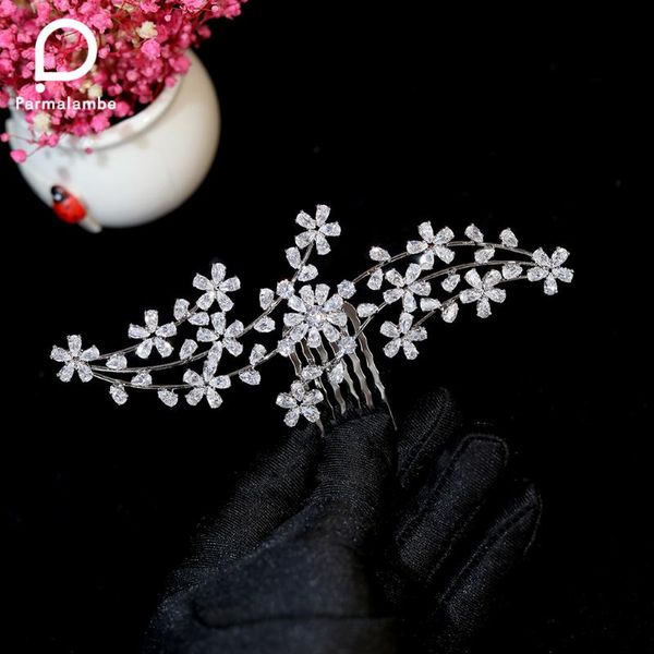 hair clips & barrettes luxury cubic zirconia crystal wedding comb bridal headdress jewelry accessory ps014, Golden;silver
hair clips & barrettes luxury cubic zirconia crystal wedding comb bridal headdress jewelry accessory ps014, Golden;silver