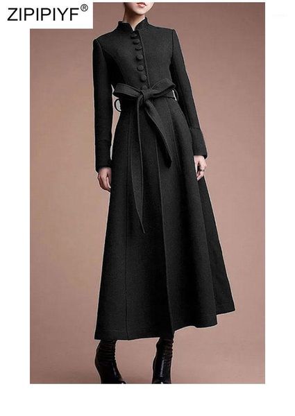 summer runway fashion stand neck long sleeve single-breasted bandage bow design mid waist ball gown woolen coats z226 women's wool & bl, Black
summer runway fashion stand neck long sleeve single-breasted bandage bow design mid waist ball gown woolen coats z226 women's wool & bl, Black