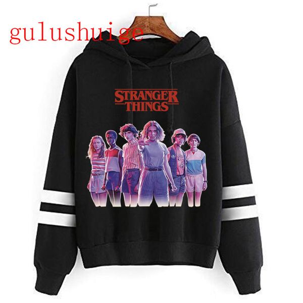 men's and women's strange things, hooded sweatshirts, large kawaii street cloth, hip-hop style, harajuku, Black
men's and women's strange things, hooded sweatshirts, large kawaii street cloth, hip-hop style, harajuku, Black