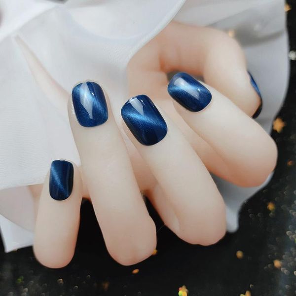 false nails 24pcs royal blue cat eye short fake nail patches wedding for winter autumn wearable full cover tips girls, Red;gold
false nails 24pcs royal blue cat eye short fake nail patches wedding for winter autumn wearable full cover tips girls, Red;gold