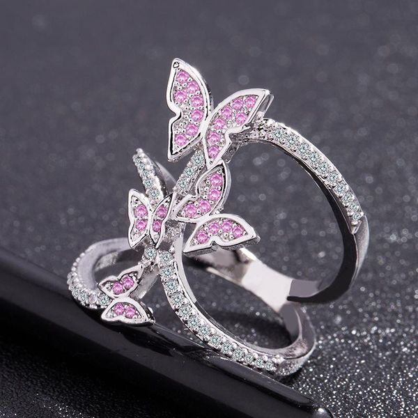 wedding rings crystal pink butterfly for women engagement/wedding/party jewelry gift drop, Slivery;golden
wedding rings crystal pink butterfly for women engagement/wedding/party jewelry gift drop, Slivery;golden