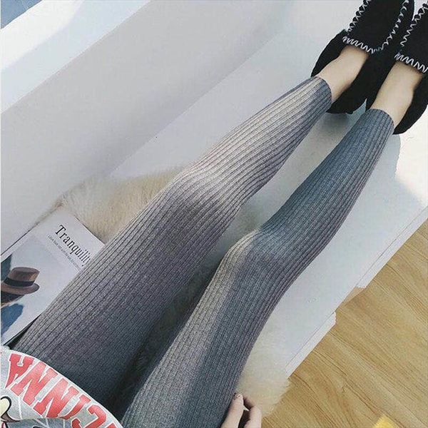 vertical thread inside and women leggings outside show thin versatile students nine point pants, Black
vertical thread inside and women leggings outside show thin versatile students nine point pants, Black
