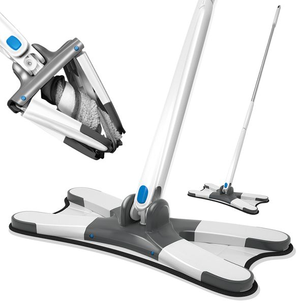 X-Type Microfiber Hardwood Foor Mop Hand Free Washing Fat Mop With Repace Pads Easy Wringing Househod Foor Ceaning Toos
X-Type Microfiber Hardwood Foor Mop Hand Free Washing Fat Mop With Repace Pads Easy Wringing Househod Foor Ceaning Toos