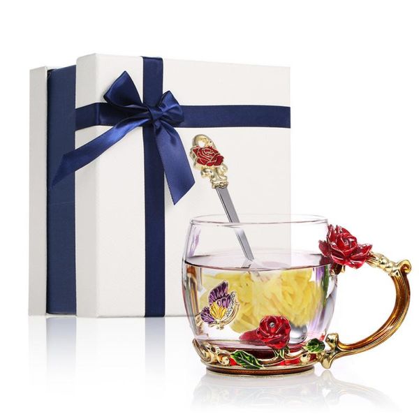 home enamel colorful flower teacup glass high-grade water cup mug with handgrip perfect gift for lover wedding mugs
home enamel colorful flower teacup glass high-grade water cup mug with handgrip perfect gift for lover wedding mugs