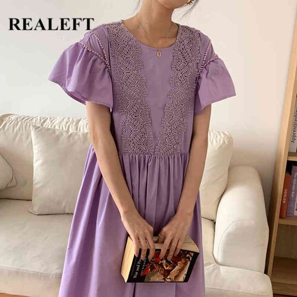 summer lace crochet patchwork women's dresses puff sleeve o-neck loose female a-line purple midi 210428, Black;gray
summer lace crochet patchwork women's dresses puff sleeve o-neck loose female a-line purple midi 210428, Black;gray