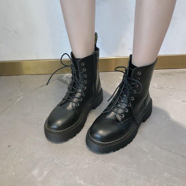 boots women motorcycle ankle platform rubber sole lace up black soft leather high heels shoes woman comfortable
boots women motorcycle ankle platform rubber sole lace up black soft leather high heels shoes woman comfortable