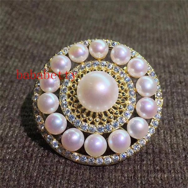 pins, brooches wholesale lovely austria zircon inlay 5-6mm fw white pearl brooch scarf clips breastpin, Gray
pins, brooches wholesale lovely austria zircon inlay 5-6mm fw white pearl brooch scarf clips breastpin, Gray