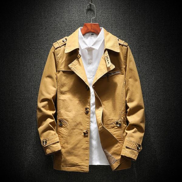 men's jackets spring autumn solid cotton jacket men fashion trench man casual outwear overcoat coats male veste pour homme, Black;brown
men's jackets spring autumn solid cotton jacket men fashion trench man casual outwear overcoat coats male veste pour homme, Black;brown