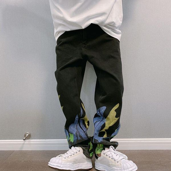 men's jeans vintage tie dye printed punk 2021 autumn mens streetwear hip hop denim cargo pants male pockets joggers, Blue
men's jeans vintage tie dye printed punk 2021 autumn mens streetwear hip hop denim cargo pants male pockets joggers, Blue