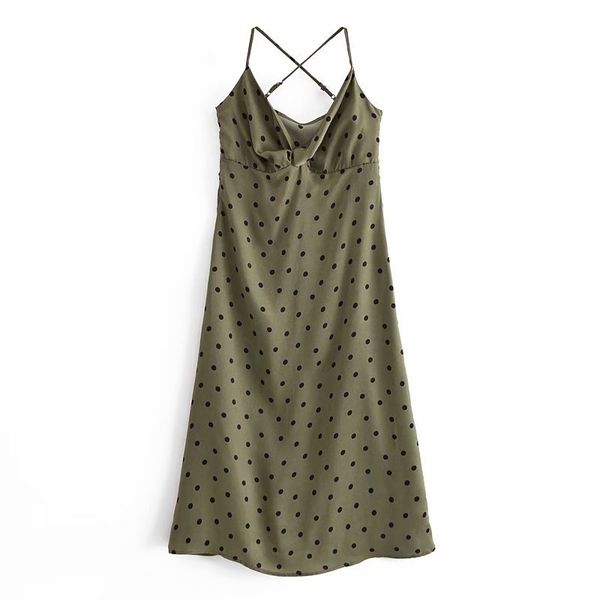 sweet women o neck backless dress summer fashion ladies a-line high waist elegant female polka dot underwear style 210430, Black;gray
sweet women o neck backless dress summer fashion ladies a-line high waist elegant female polka dot underwear style 210430, Black;gray