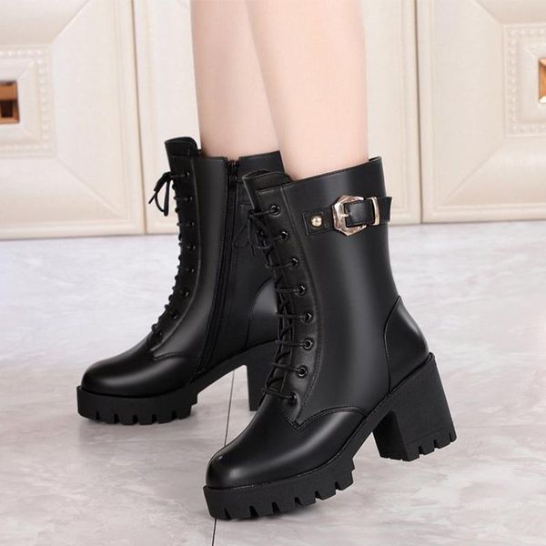 boots women ankle non slip shoe autumn fashion ladies zipper warm plush pu woman platform snow high heels shoes winter, Black
boots women ankle non slip shoe autumn fashion ladies zipper warm plush pu woman platform snow high heels shoes winter, Black