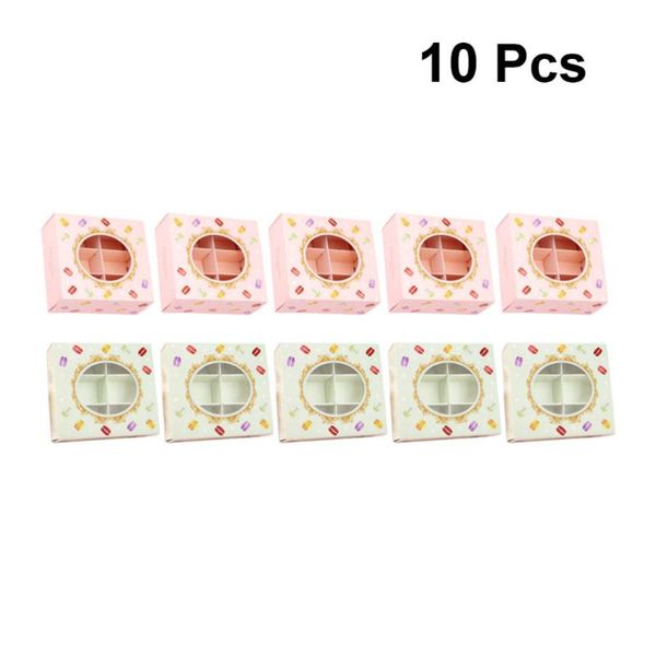 gift wrap 10pcs macaron storage case baking box 6-grids small cookie cake dessert party containers with clear window ligh
gift wrap 10pcs macaron storage case baking box 6-grids small cookie cake dessert party containers with clear window ligh