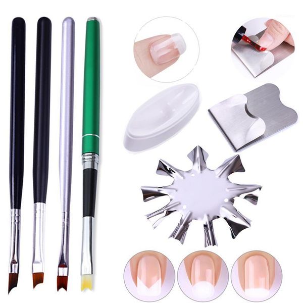 pc french nail tools lines edge cutter stencil trimmer multi-size stickers styling for nails diy1
pc french nail tools lines edge cutter stencil trimmer multi-size stickers styling for nails diy1