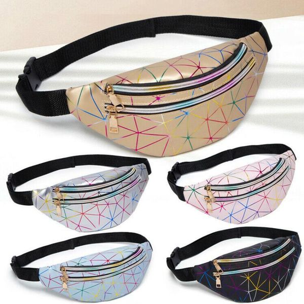 waist bags 2021 women's hip hop bag colorful flash pu leather fanny pack portable pochete chest
waist bags 2021 women's hip hop bag colorful flash pu leather fanny pack portable pochete chest