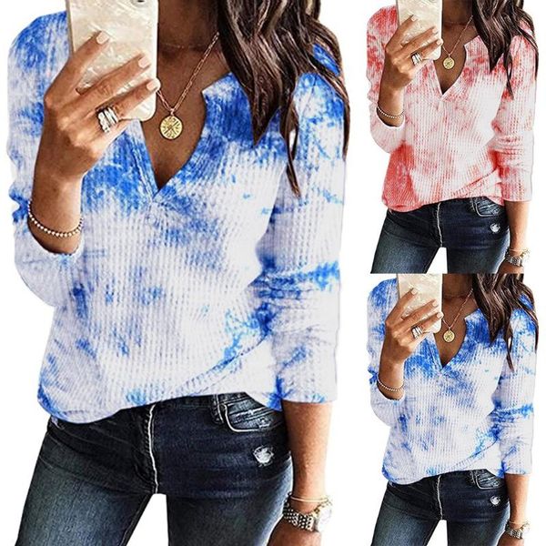 fashion blouses women long sleeve v-neck loose tie-dye print fitting warm pullover blusas mujer de moda 2021 @47 women's & shirts, White
fashion blouses women long sleeve v-neck loose tie-dye print fitting warm pullover blusas mujer de moda 2021 @47 women's & shirts, White