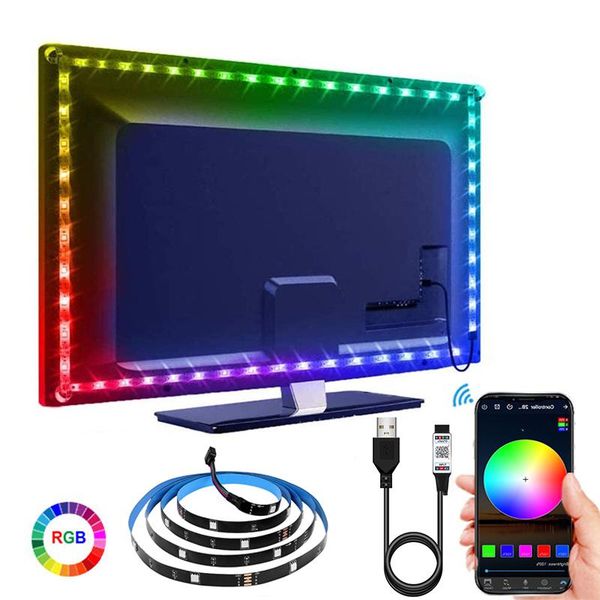 strips bluetooth usb 5v led strip rgb tv background lighting diy flexible light 1m 2m 3m 4m 5m with phone app control
strips bluetooth usb 5v led strip rgb tv background lighting diy flexible light 1m 2m 3m 4m 5m with phone app control