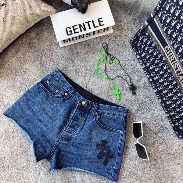 crosin summer new ch cro cross skinned denim shorts casual suit women's slim body exposed navel better, White;black
crosin summer new ch cro cross skinned denim shorts casual suit women's slim body exposed navel better, White;black