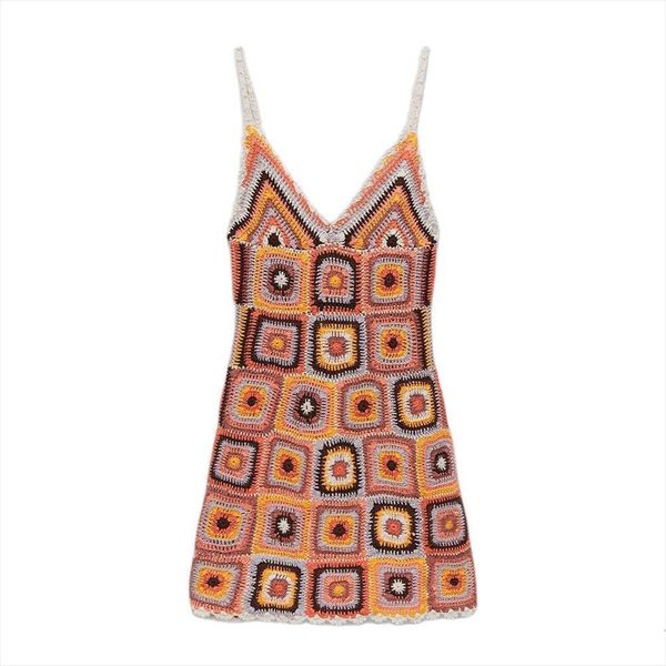 diyig summer clothing womens dress ethnic style crochet knitted v neck thin suspender short za, Black;gray
diyig summer clothing womens dress ethnic style crochet knitted v neck thin suspender short za, Black;gray