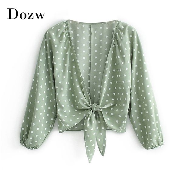 women fashion polka dot blouse batwing long sleeve loose shirt female v neck bow tie chic beach short lady summer blusas 210515, White
women fashion polka dot blouse batwing long sleeve loose shirt female v neck bow tie chic beach short lady summer blusas 210515, White