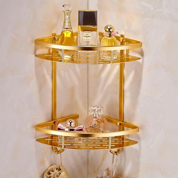 bathroom shelves space aluminum golden corner shelf organizer 2 layer storage rack wall mounted accessories basket
bathroom shelves space aluminum golden corner shelf organizer 2 layer storage rack wall mounted accessories basket