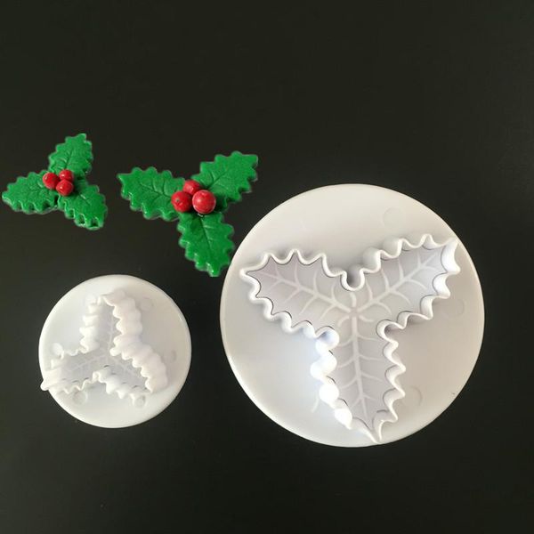 baking & pastry tools 2pcs/set selling holly leaf christmas cake icing fondant plunger cutter diy mold decorating mould f2375
baking & pastry tools 2pcs/set selling holly leaf christmas cake icing fondant plunger cutter diy mold decorating mould f2375