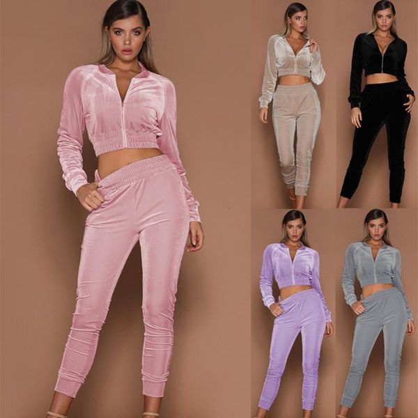 women's two piece pants cozok 2021 suit autumn and winter solid color zipper sweater two-piece sports trousers slim female, White
women's two piece pants cozok 2021 suit autumn and winter solid color zipper sweater two-piece sports trousers slim female, White